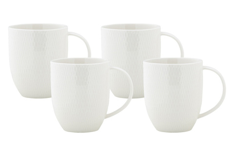 Набор кружек 4шт 370мл Maxwell & Williams Даймонд