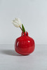 Красный керамический гранат, 6-11 см, Россия