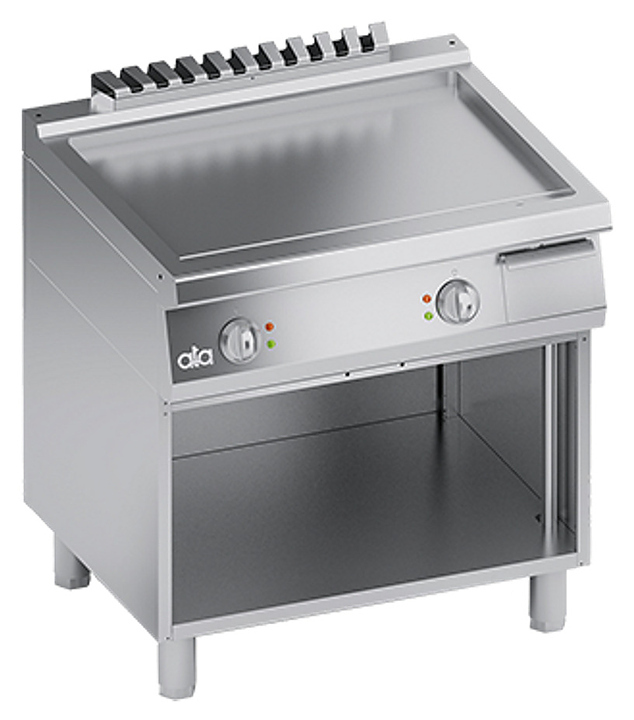 Поверхность жарочная ATA LOW-BUILT EL. GRIDDLE PLATE 1M SMOOTH PLATE + OPEN CABINET