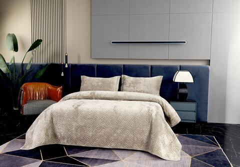 Покрывало 240x260 Sofi De MarkO Деварта бежевое