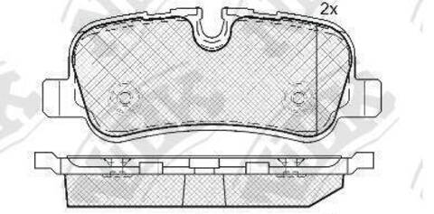 Колодки NiBK PN0485