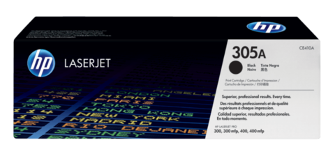 Оригинальный картридж HP CE410A (№305A), чёрный
