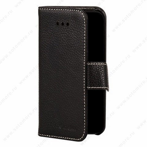 Чехол-книжка Melkco для iPhone SE/ 5s/ 5C/ 5 Leather Case Wallet Book Type (Black LC)