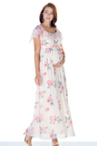 Платье для беременных 09534 цветы