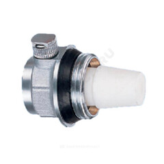 Воздухоотводчик автоматический латунь 5017 Ду 25 Ру10 G1" НР угл левый для радиатора Aquasfera 5017-01