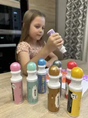 Большие точечные маркеры  SUPERDOTS с шиммером