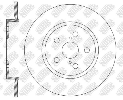 Диск тормозной NiBK RN2247 (2шт/упак.)