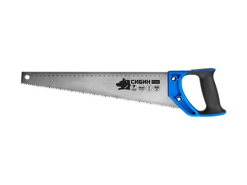 Ножовка по дереву (пила) 450 мм, шаг 5 TPI (4,5 мм), СИБИН
