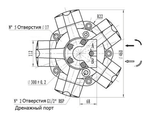 Гидромотор IPM6-1600