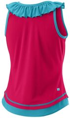 Футболка для девочки Wilson Competition Tank II G - love potion/scuba blue