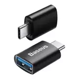 Переходник OTG USB 3.1 на Type-C 3.1А Baseus (ZJJQ000001) (Черный)