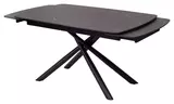 фото 7 Стол RIVOLI 140 MATT BLACK MARBLE SOLID CERAMIC / BLACK, DISAUR на profcook.ru