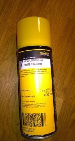 KLUBER GRAFLOSCON CA 901 ULTRA Spray - смазка для открытых зубчатых передач - 400 г