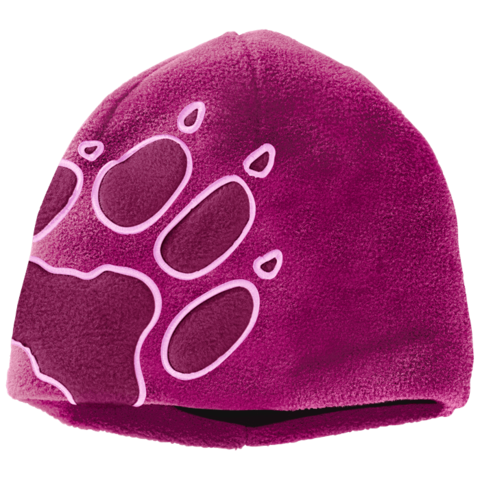 Картинка шапка Jack Wolfskin front paw hat kids fuchsia - 1