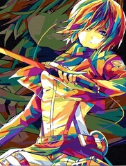 Картина по номерам Атака Титанов - Микаса