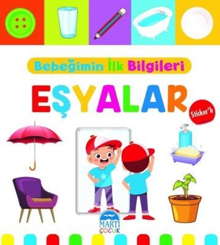 Bebeğimin İlk Bilgileri - Eşyalar - Sticker'lı