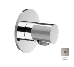 Almar E095040.NB Вывод из стены для душевой лейки, цвет: черный матовый фото