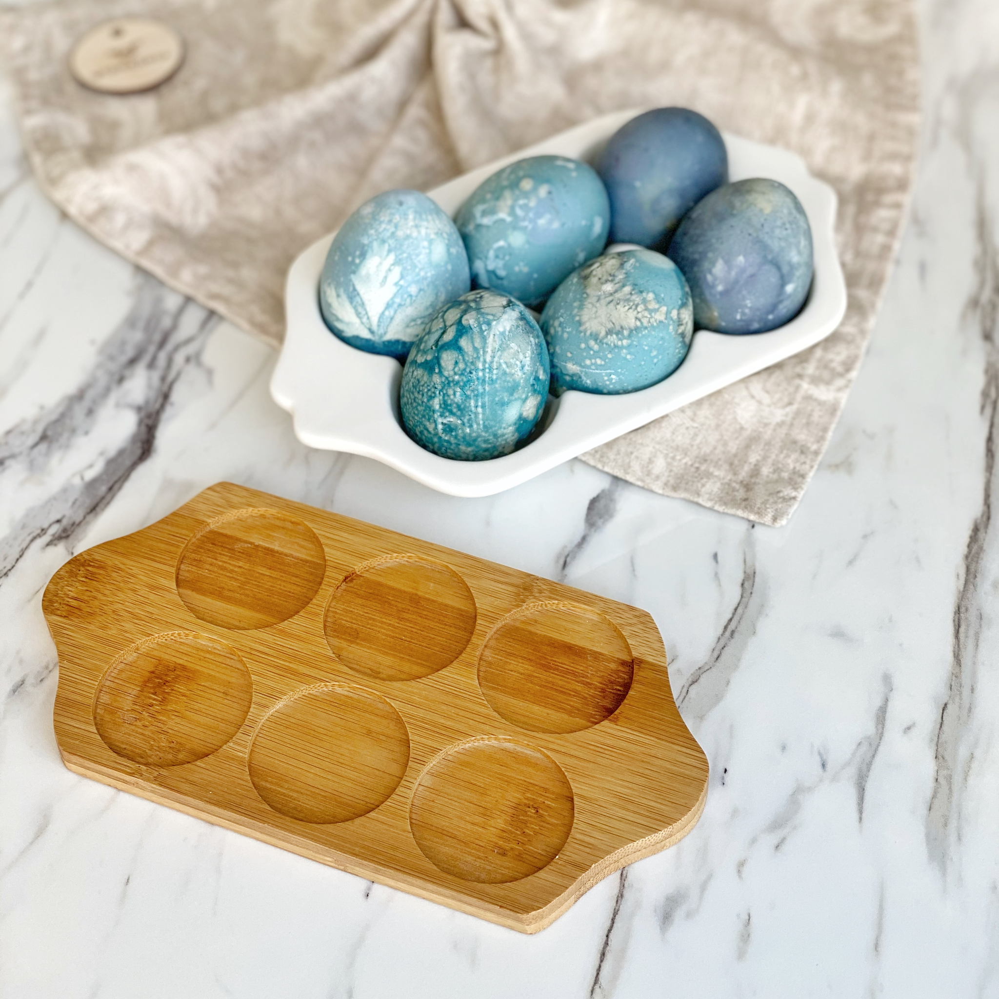 Подставка для 8 яиц Пасхальный паттерн - купить с доставкой на дом в СберМаркет