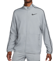 Куртка теннисная Nike Dri-Fit Woven Training Jacket - particle grey/black/black