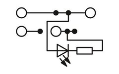 STIO 2,5/3-2B/L-LA24GN/O-M-Клеммный модуль для подключения датчиков и исполнительных элементов