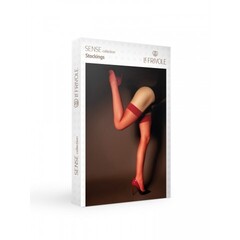 Базовые красные капроновые чулки 20 ден (SENSE) (4/5)