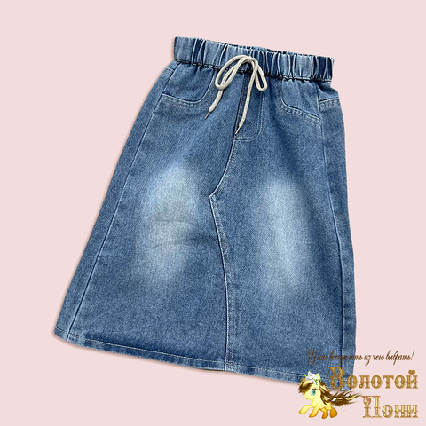 Юбка джинсовая (4-9) 250422-G9002