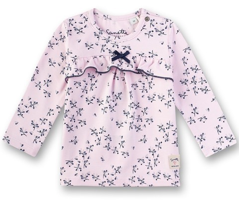 Цветочная кофточка с рюшами Sanetta KIDSWEAR