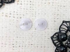 Пуговицы блузочные, d 1,1 см, 2 прокола, бледно-розовый