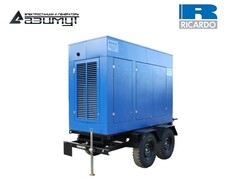 Дизельный генератор Азимут ЭД-120-Т400-1РПМ19 Ricardo на шасси в капоте