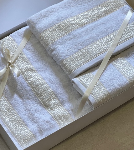 Комплект полотенец 5шт Emozioni Italiane Bianco