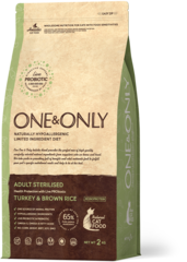 Сухой корм One&Only Turkey & Brown Rice Adult Sterilisie