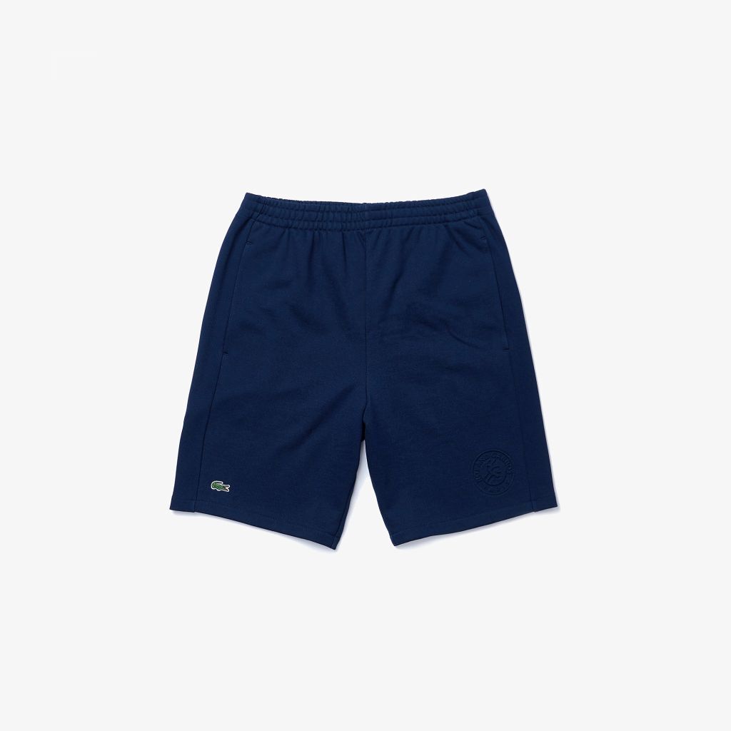 Lacoste Men s Sport Fleece Shorts RG blue marine