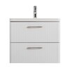 BelBagno DUE-600-2C-SO-BL-P DUE База под раковину подвесная с двумя выкатными ящиками, Bianco Lucido, 600x422x500, DUE-600-2C-SO-BL-P