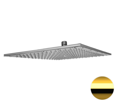 Remer 359SSXLDO Верхний душ с шарнирным соединением 35 см Remer 359SSXLDOX, золото глянцевое
