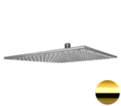 Remer 359SSXLDO Верхний душ с шарнирным соединением 35 см Remer 359SSXLDOX, золото глянцевое фото