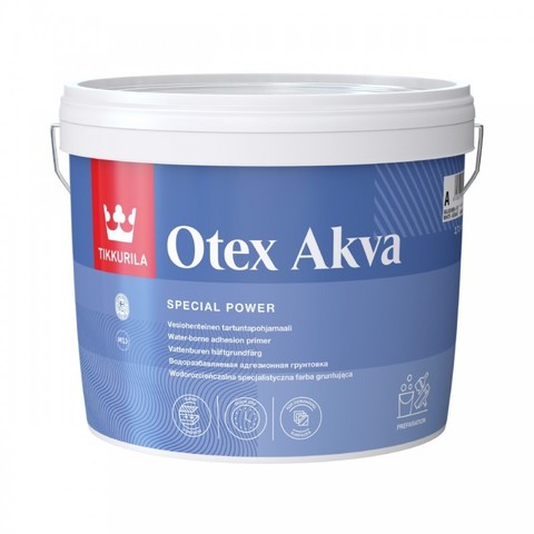 Tikkurila Otex Akva/Тиккурила Отекс Аква адгезионная грунтовка на водной основе