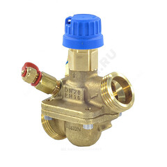 Клапан балансировочный автомат латунь AQT Ду 32 Ру16 НР Kvs=3.2м3/ч с измерительными ниппелями Danfoss 003Z1815