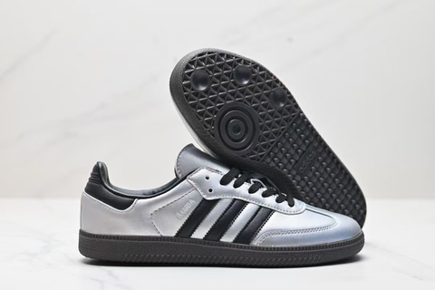 adidas Samba 'Silver Metallic Black Gum' 