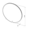 Aquanet 334547 Зеркало Арт D 900 LED RGB (334547)