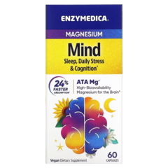 Enzymedica Magnesium Mind 60 capsules , Магний