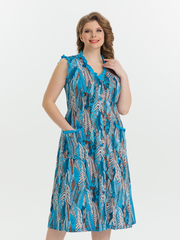 4532 Сарафан на пуговицах