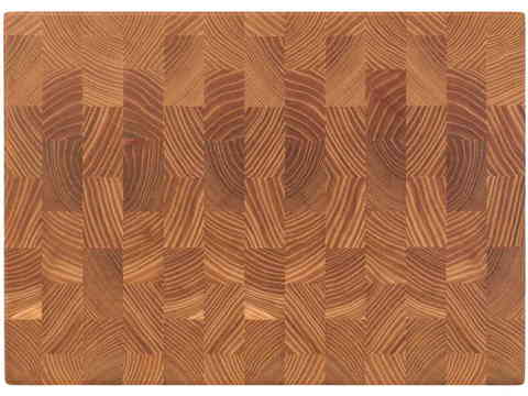 деревянная торцевая разделочная доска из карагача (вяза) 35х25х3 см