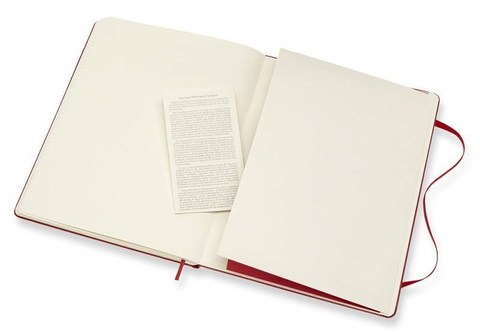 Блокнот Moleskine Classic XLarge, цвет красный, в клетку (QP091F2)