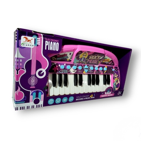 Пианино розовое