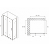 Abber Sonnenstrand AG04120MS-S85M Душевой уголок, 120x85x195