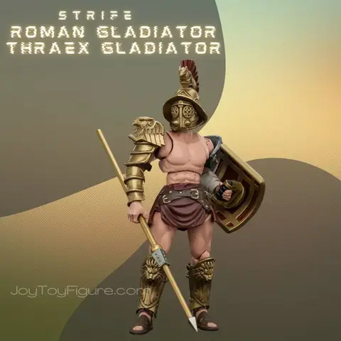 Фигурка Гладиатор Фракиец масштаб 1/18 Roman Gladiator JoyToy