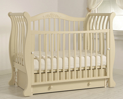 Кровать детская К-2002-31м "Габриэлла" маятник универсальный (белый)