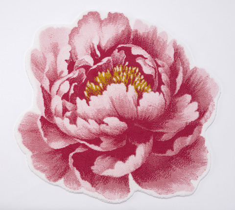 Коврик 100 Abyss & Habidecor Пион 573 розовый