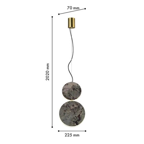 Подвесной светодиодный светильник Favourite Sten 4447-2P