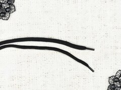 Шнур, ш. 4 мм, L 130 см, чёрный